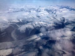 06B Glaciers Cover Baffin Island As The Flight From Iqaluit Nears Pond Inlet Baffin Island Nunavut Canada For Floe Edge Adventure
